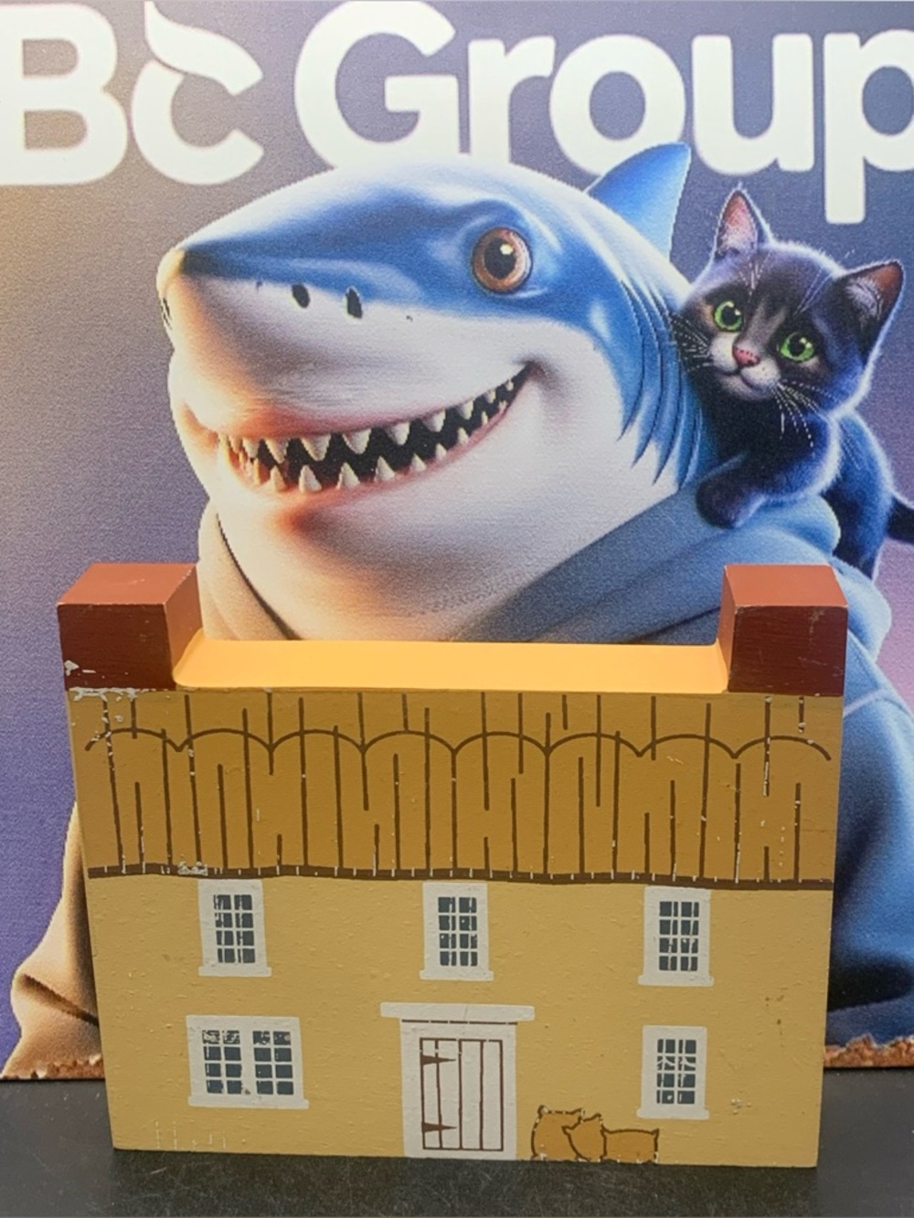 Vintage Cat's Meow Wood 1994 Nursery Ryhme Series The House That Jack Built